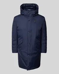 Blauer Parka mit Kapuze Modell 'FALCON Marine