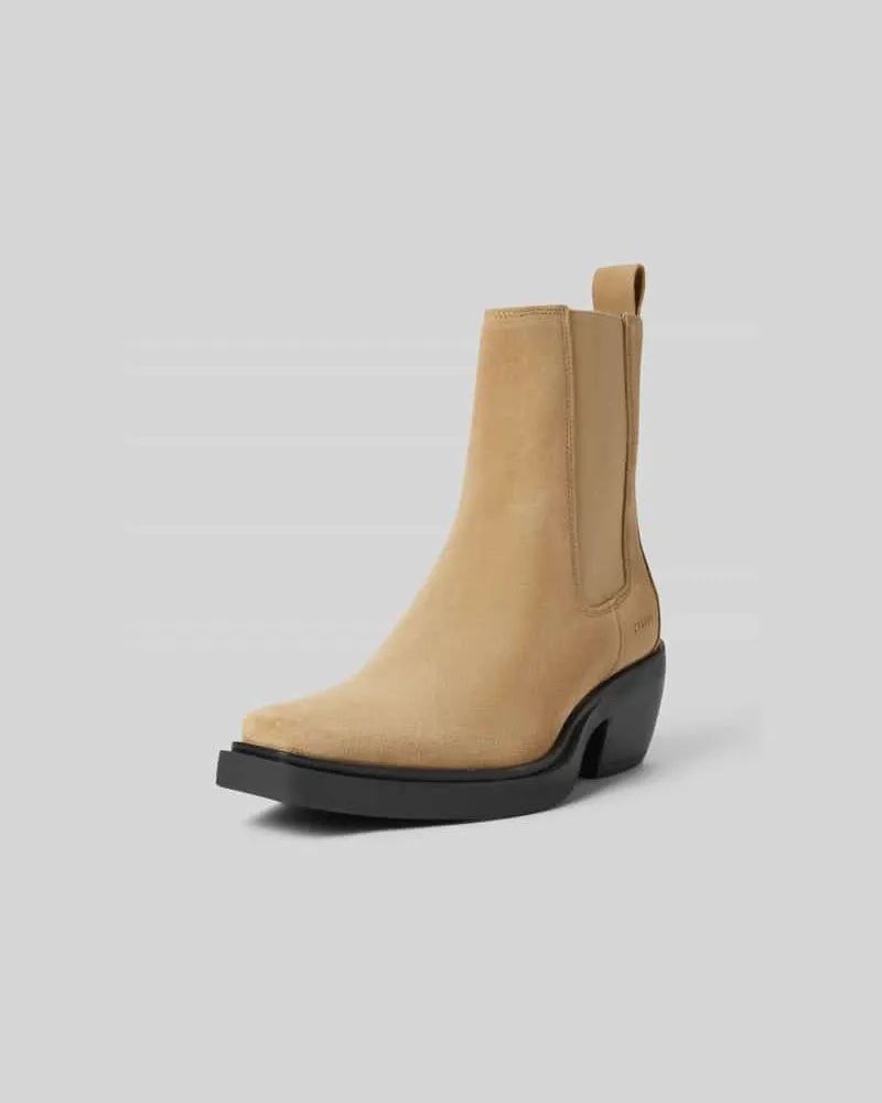 Copenhagen Chelsea Boots mit elastischem Einsatz Sand