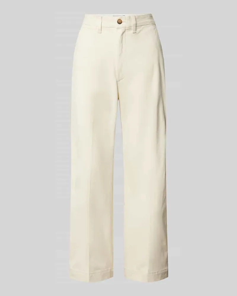 Ralph Lauren Wide Leg Chino mit Gürtelschlaufen Sand