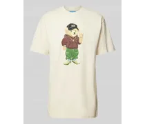T-Shirt mit Rundhalsausschnitt Modell 'PEACE