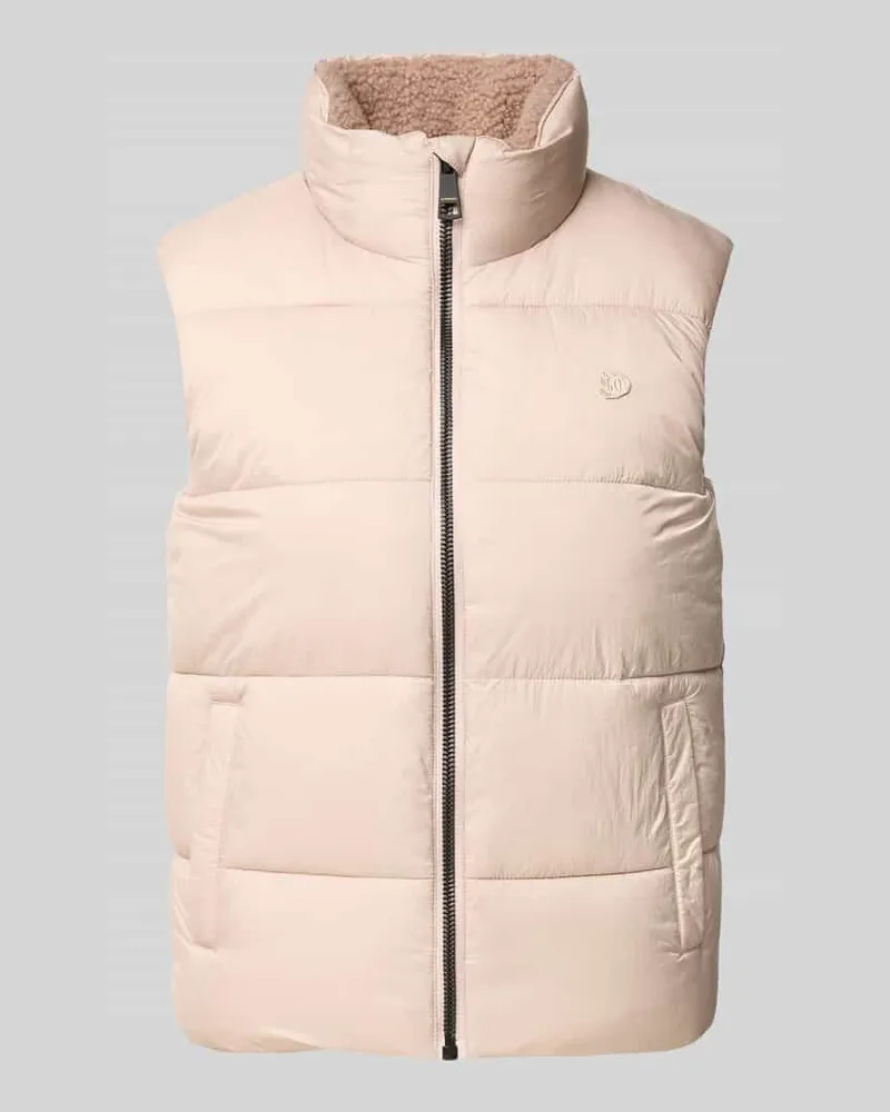 Superdry. Regular Fit Weste in Stepp-Optik Modell 'BORG Beige