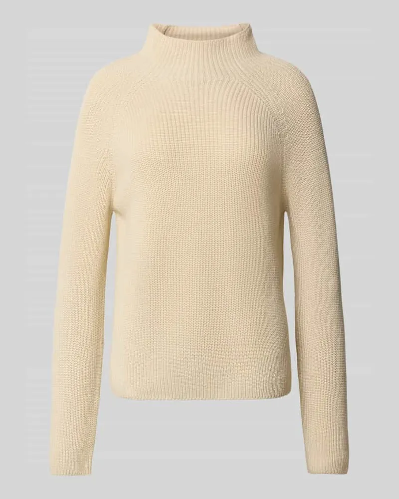 Marc O'Polo Regular Fit Strickpullover aus reiner Baumwolle Sand