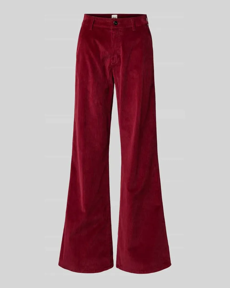 Brax Flared Cordhose mit französischen Eingrifftaschen Modell 'MAINE Bordeaux