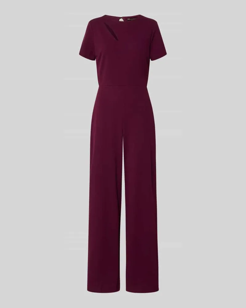 Lipsy  Regular Fit Jumpsuit mit Cut-Out Dunkelrot