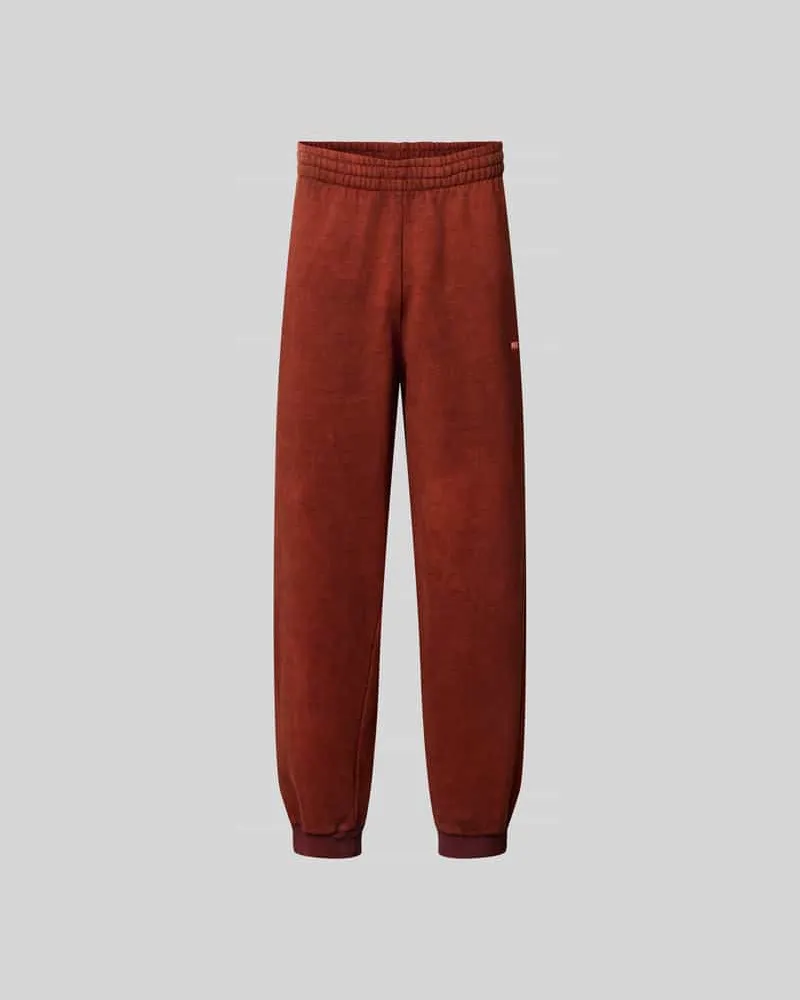 Diesel Sweatpants mit Label-Print Rostrot