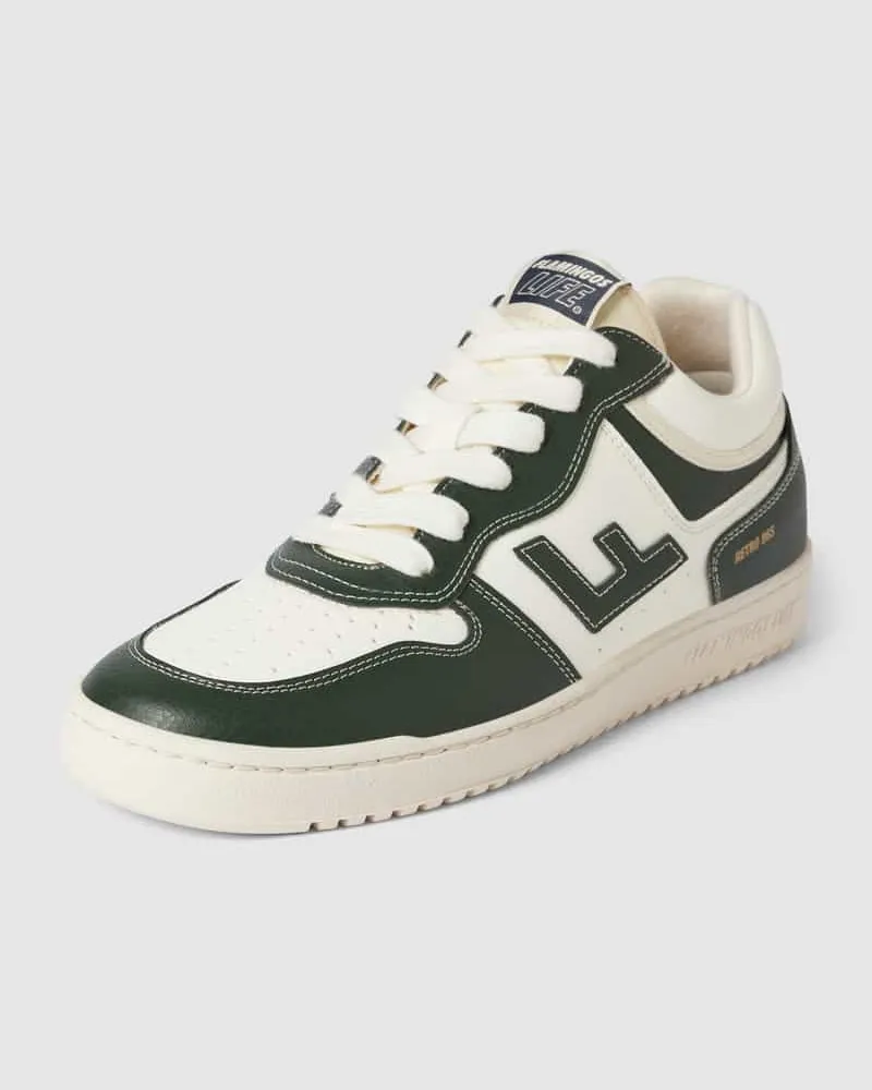 Flamingos Life Sneaker mit Label-Details Modell 'RETRO 86s Gruen