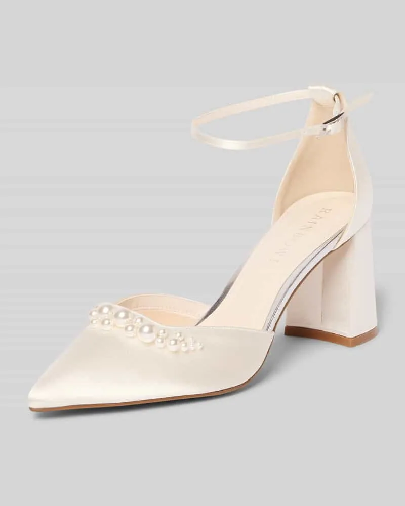 Rainbow Club Pumps mit Ziersteinbesatz Modell 'Aurelia Offwhite