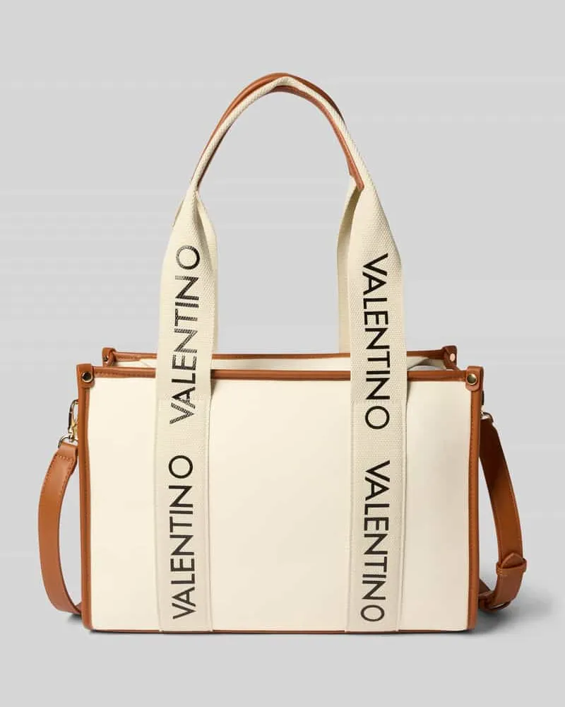 Valentino Bags Tasche mit Label-Details Modell 'CANDLE Cognac