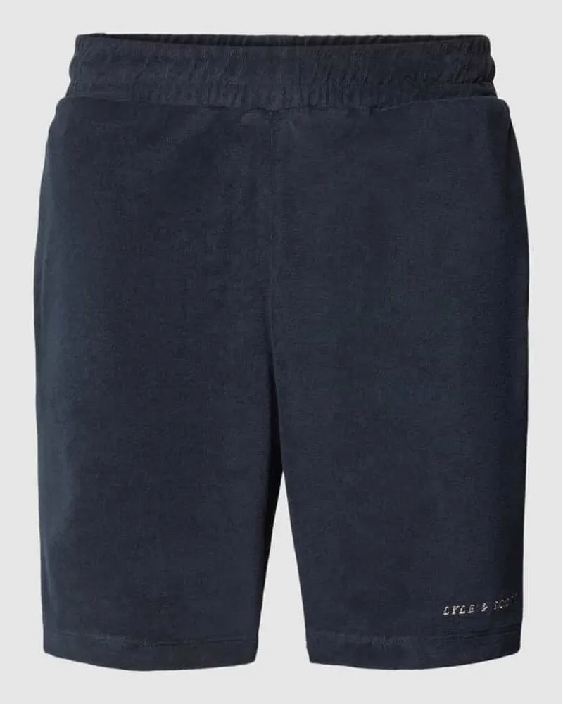 Lyle & Scott Shorts mit elastischem Bund Dunkelblau