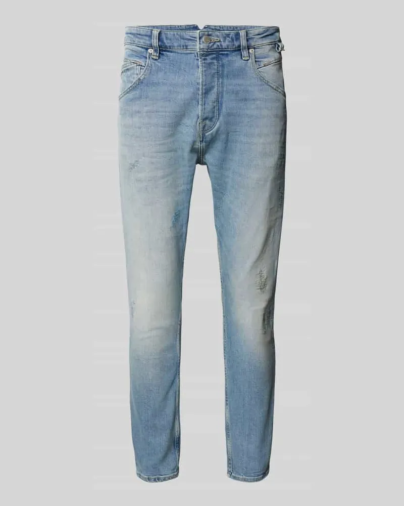 GABBA Jeans mit 5-Pocket-Design Marine