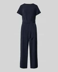 Betty Barclay Jumpsuit mit Bindegürtel Marine