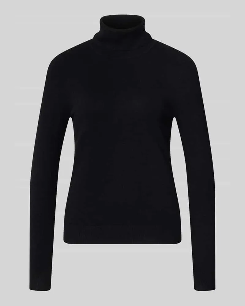 Christian Berg Regular Fit Rollkragenpullover aus reinem Kaschmir Black