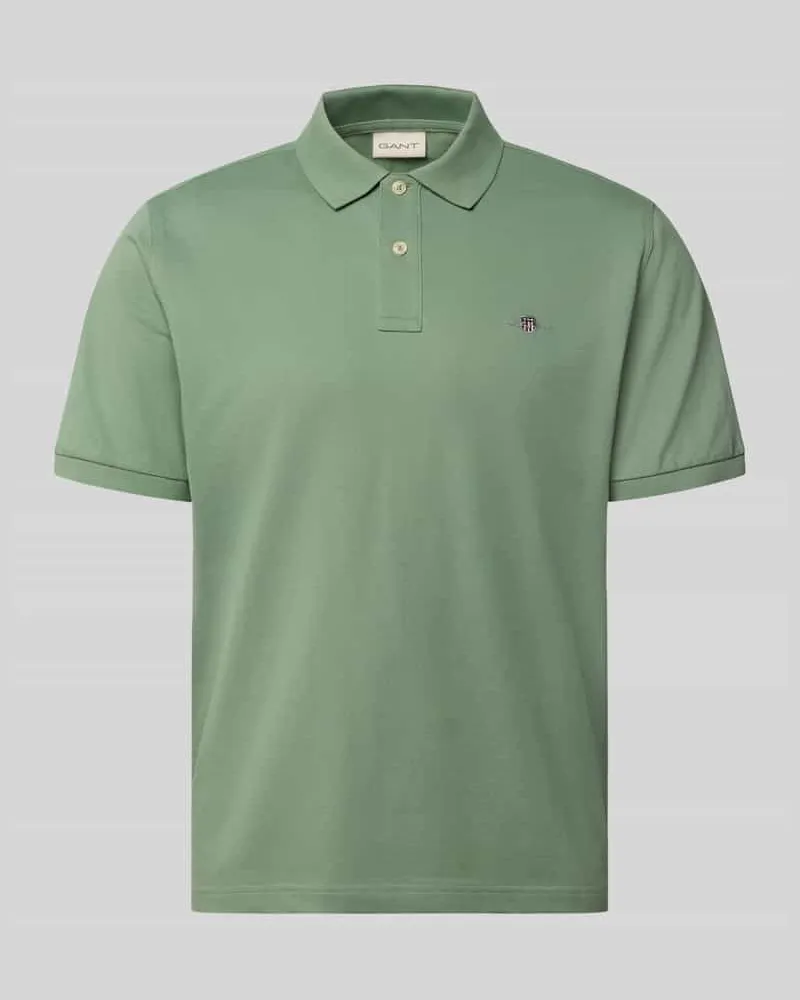 Gant Regular Fit Poloshirt aus reiner Baumwolle Mint