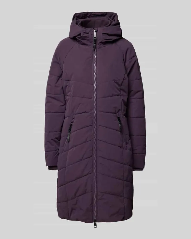 Ragwear  Steppmantel mit Zweiwege-Reißverschluss Modell 'Dizzie Pflaume