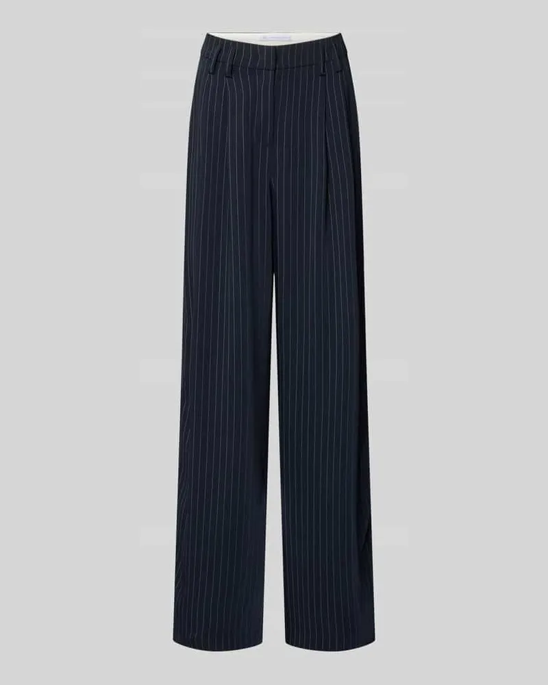 RAFFAELLO ROSSI  Stoffhose mit französischen Eingrifftaschen Modell 'MAYLA Marine