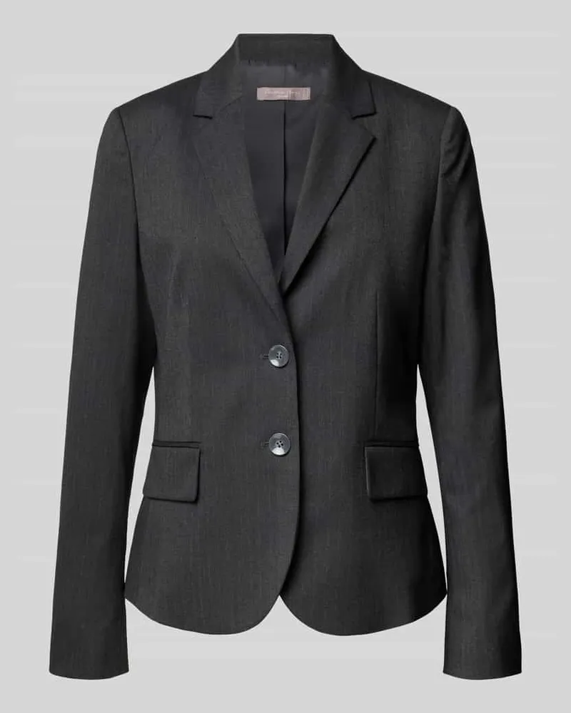 Christian Berg Blazer mit Reverskragen Anthrazit