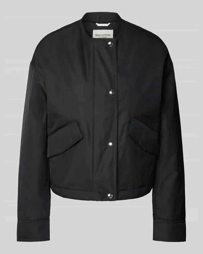 Marc O'Polo Relaxed Fit Bomberjacke mit Pattentaschen Black