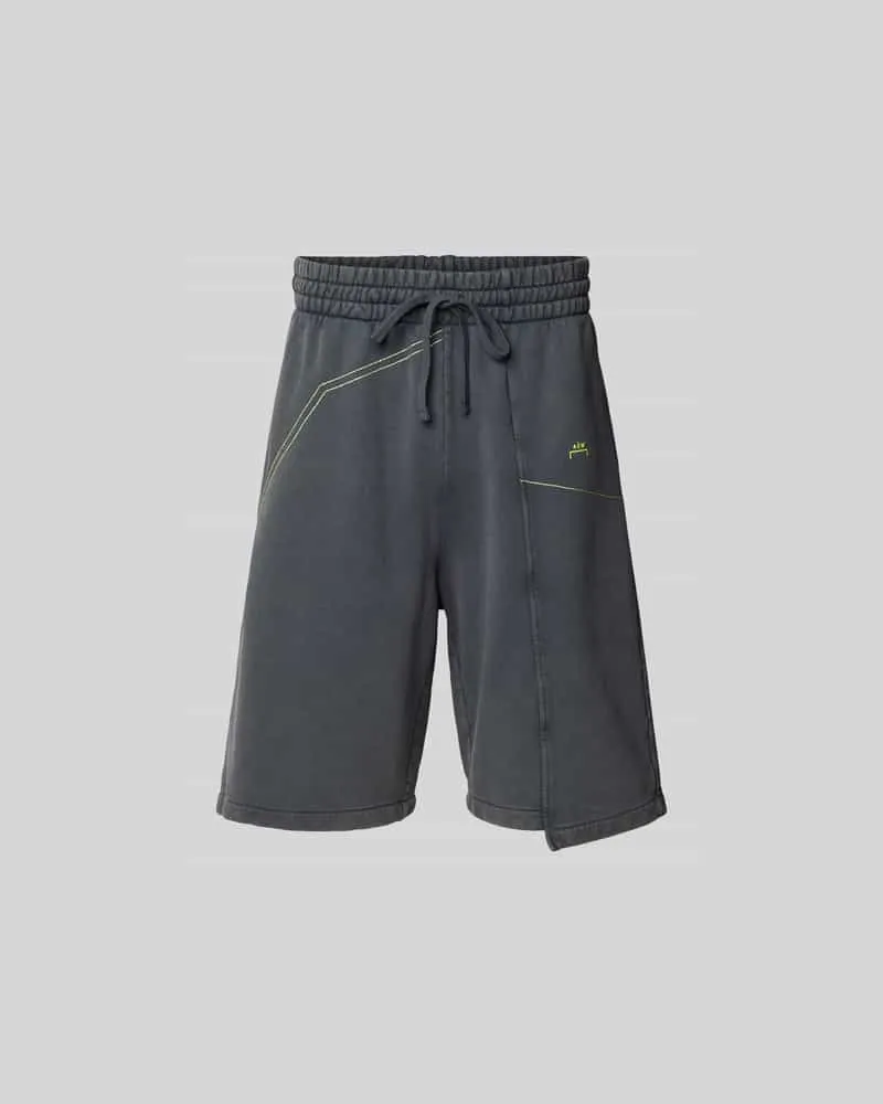 A-COLD-WALL* Sweatshorts aus reiner Baumwolle Mittelgrau