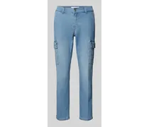 Straight Leg Jeans mit Cargotaschen Modell 'Cici
