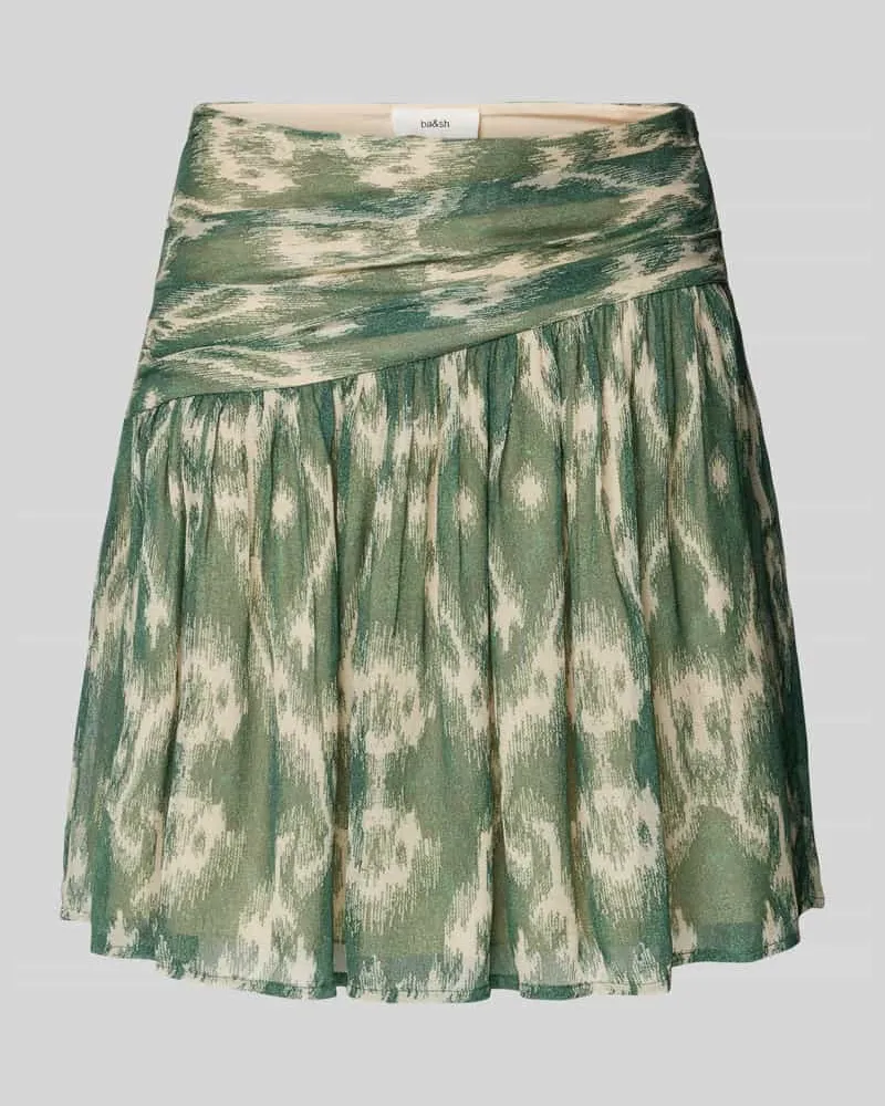 ba&sh Minirock mit gelegten Falten Modell 'MINA Gruen