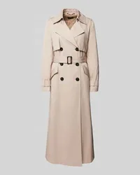 COMMA Trenchcoat mit Taillengürtel Sand