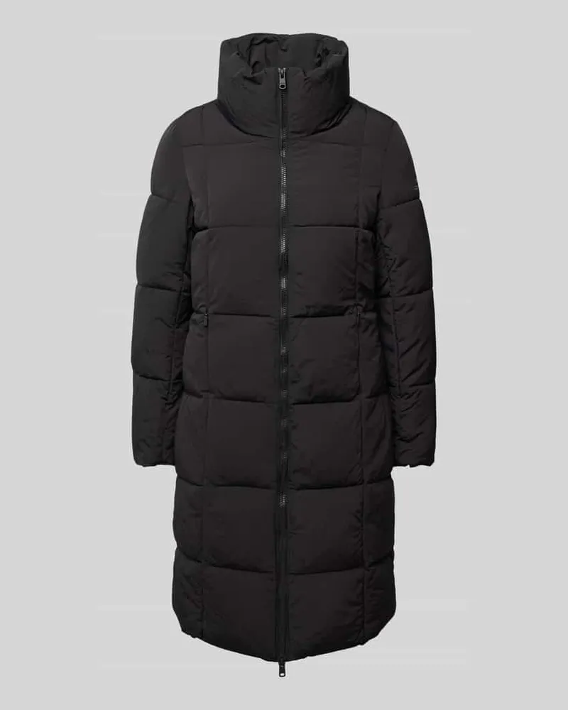 ECOALF Steppmantel mit Stehkragen Modell 'GALANAALF Black