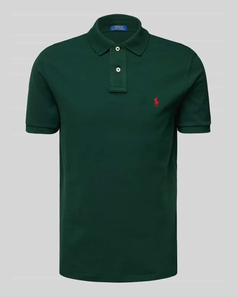 Ralph Lauren Poloshirt mit Label-Stitching Gruen
