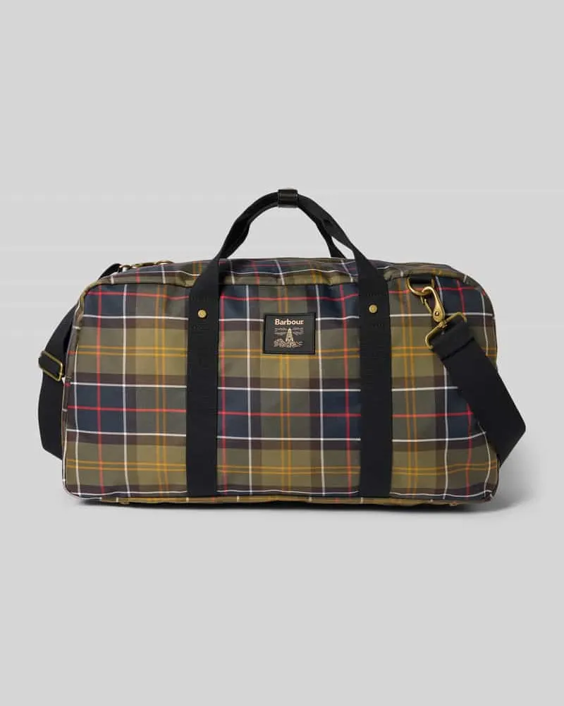 Barbour Weekender mit Schulterriemen Khaki