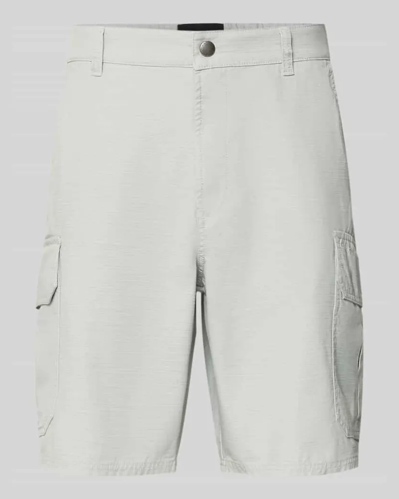 Barbour Relaxed Fit Bermudas aus reiner Baumwolle Modell 'DRAFTMEN Hellblau