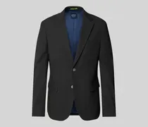 Slim Fit 2-Knopf-Sakko mit Pattentaschen