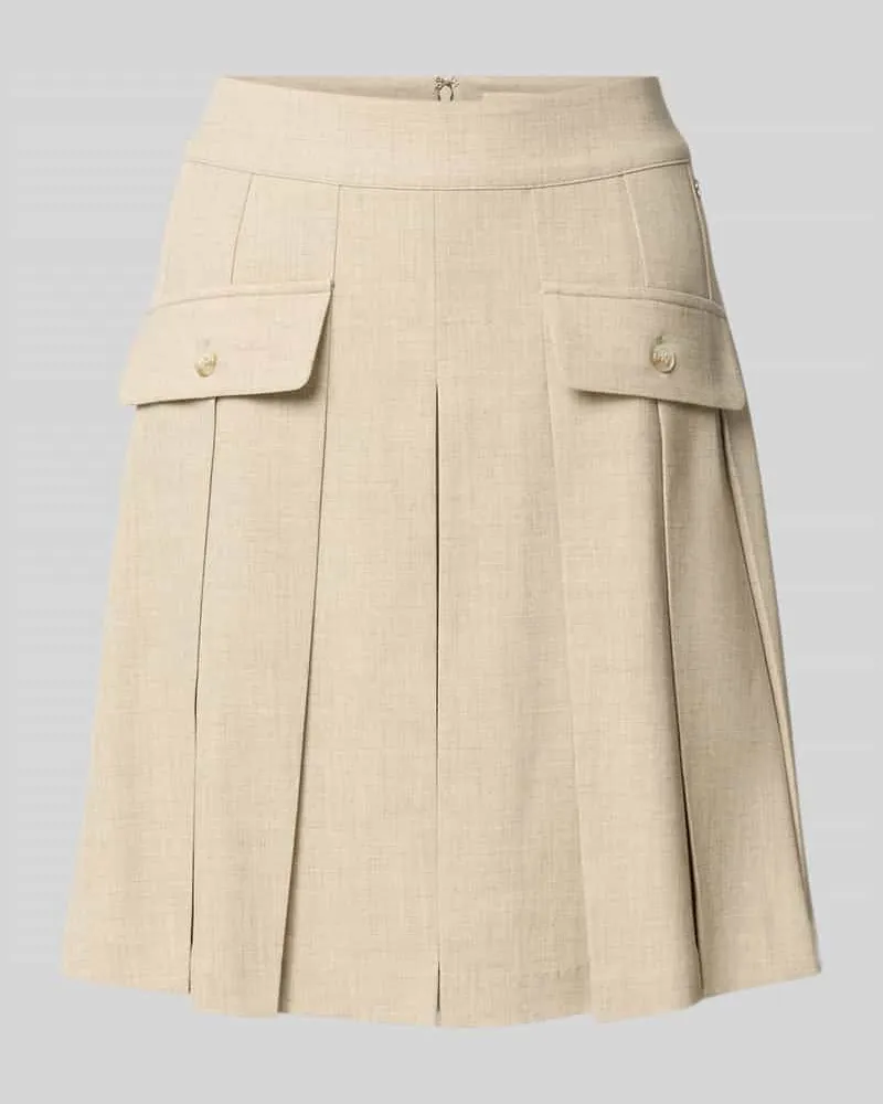 Mos Mosh Knielanger Faltenrock Modell 'Runi Sand