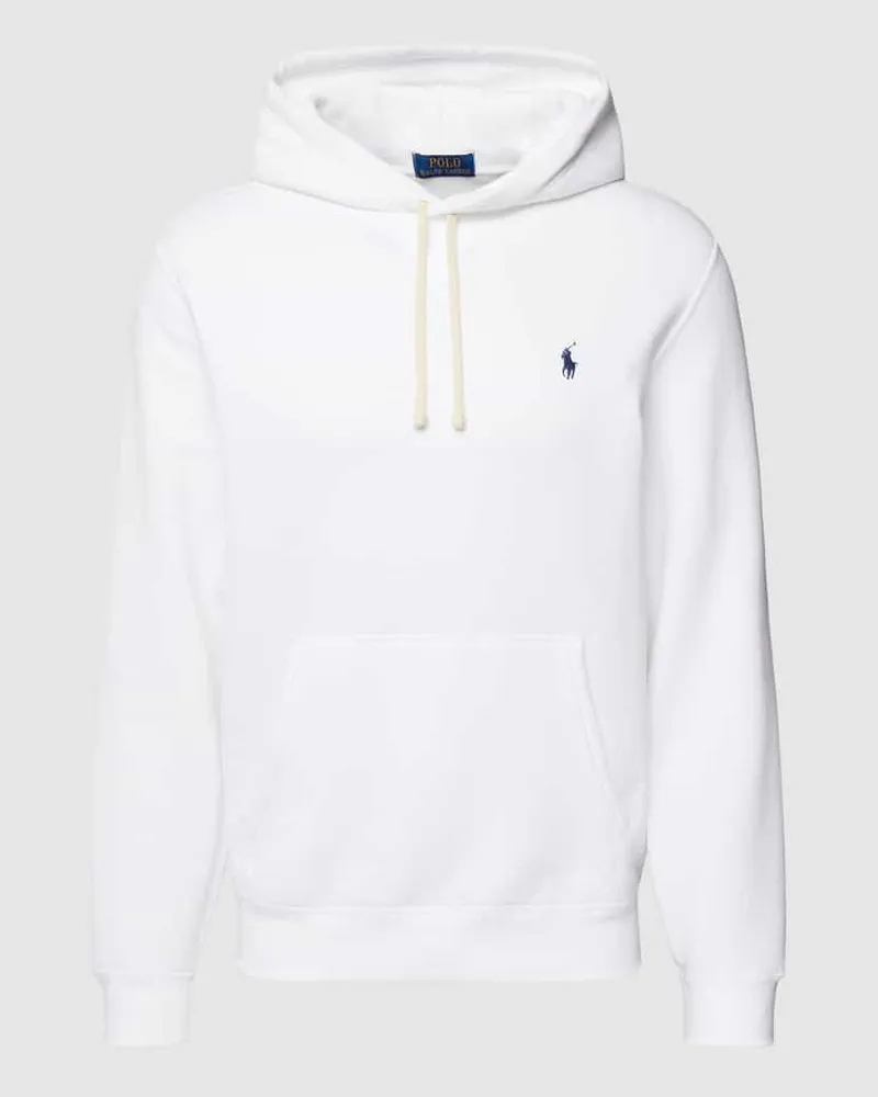 Ralph Lauren Hoodie mit Logo-Patch Weiss