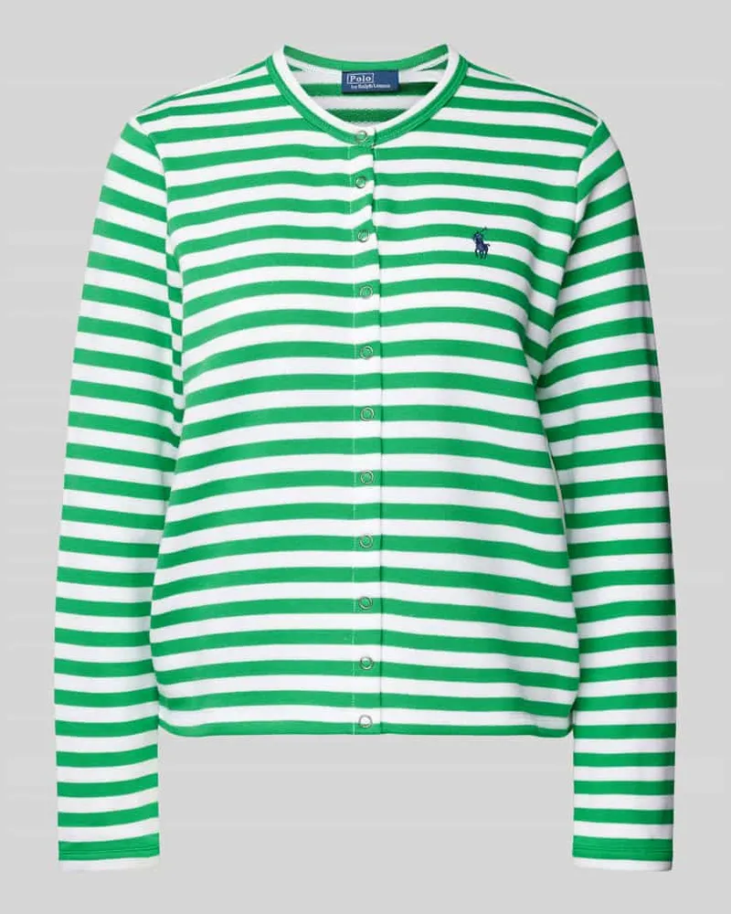 Ralph Lauren Strickjacken mit Logo-Stitching Modell 'TERRY Gruen