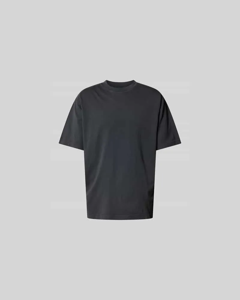 Closed Regular Fit T-Shirt aus reiner Baumwolle Black