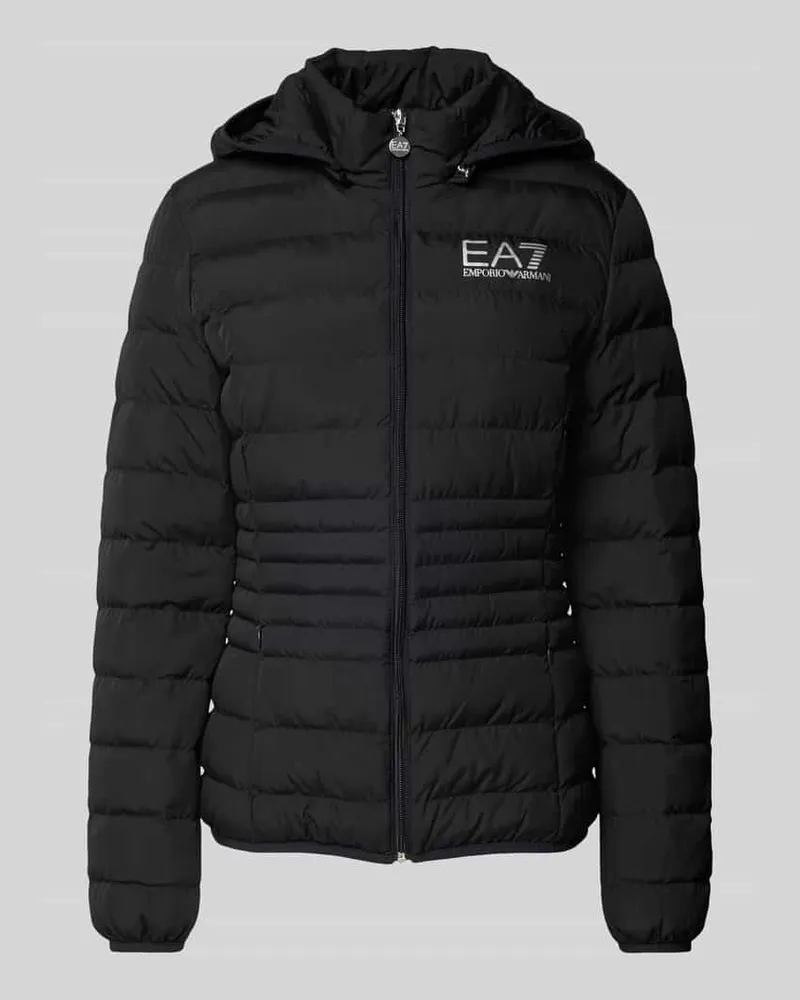 EA7 Steppjacke mit Label-Print Modell 'GIUBBOTTO Black