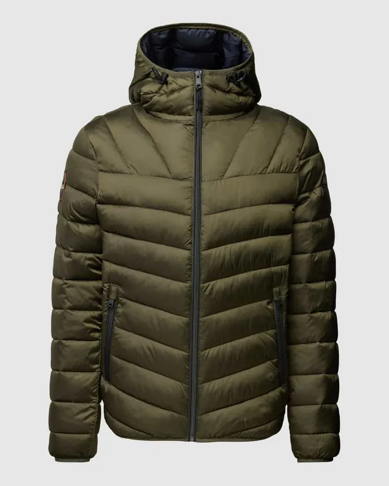 Napapijri Steppjacke mit Kapuze Modell 'AERONS Oliv
