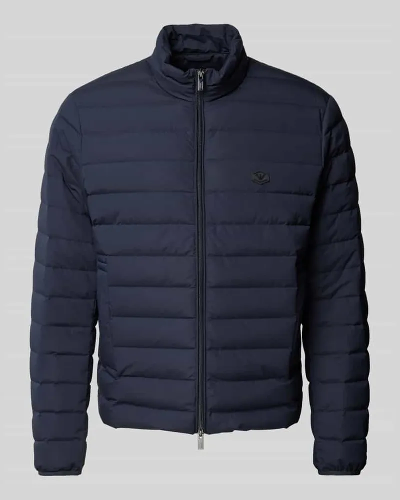 Emporio Armani Steppjacke mit Label-Patch Marine