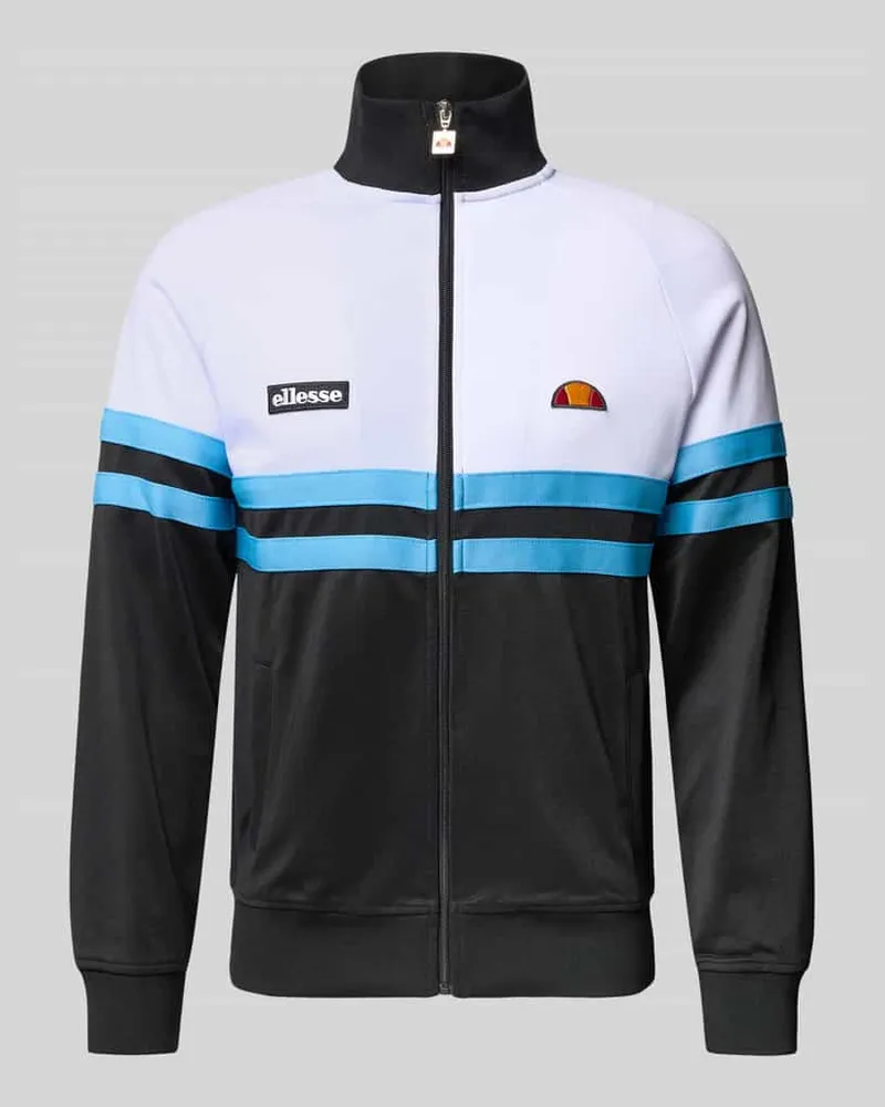 Ellesse Sweatjacke mit Label-Patch Modell 'RIMINI Blau