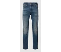 Tapered Fit Jeans mit Eingrifftaschen Modell 'TABER