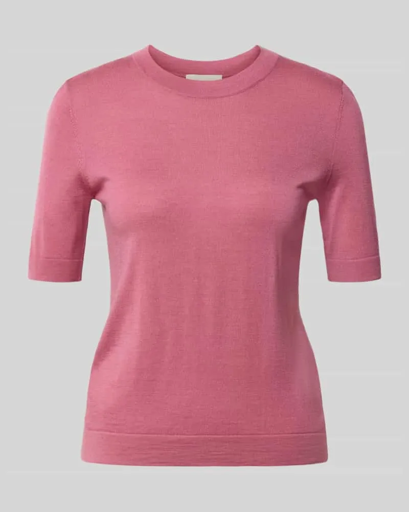 Max Mara Regular Fit Pullover aus Woll-Seiden-Kaschmir-Mix Modell 'TAPIOCA Rosa