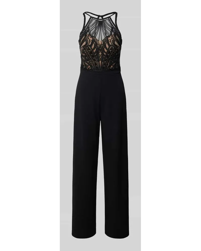 Lipsy  Jumpsuit mit Spitzenbesatz Black