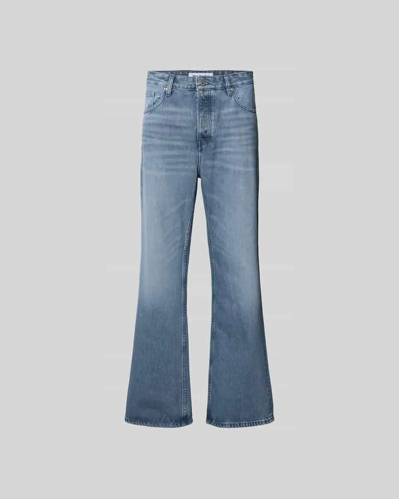 Won Hundred Flared Jeans mit 5-Pocket-Design Jeansblau