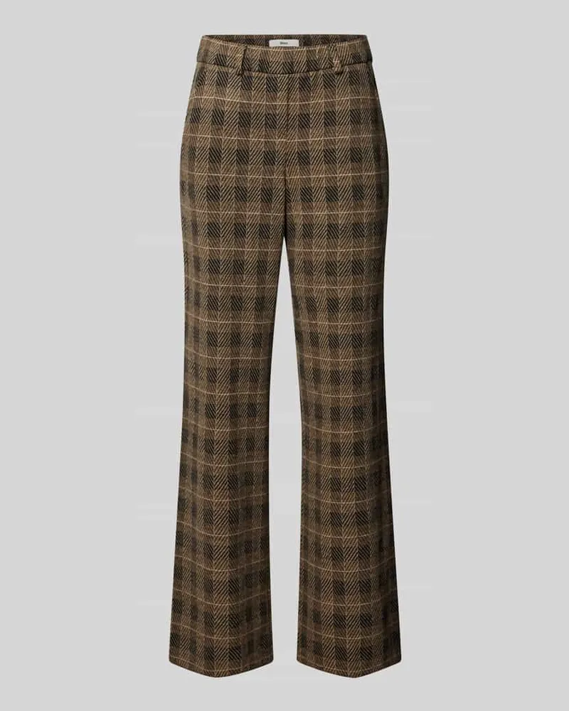 Brax Weite Hose mit Viskose-Anteil Modell 'MAINE Dunkelbraun