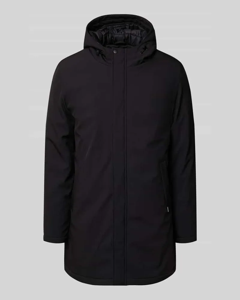Matinique Regular Fit Parka mit Kapuze Modell 'Madeston Black