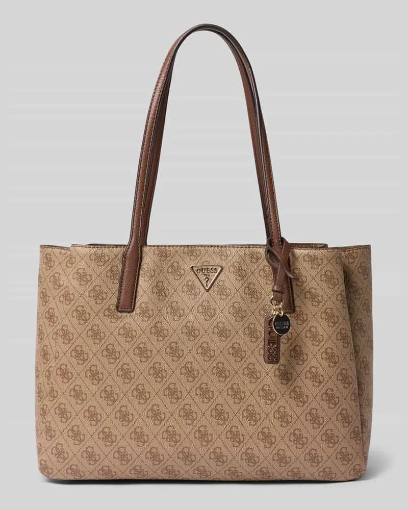 Guess Handtasche in Leder-Optik Modell 'NOELLE Cognac