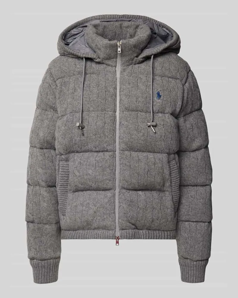 Ralph Lauren Jacke mit Kaschmir-Anteil Mittelgrau