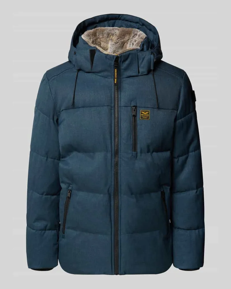 PME Legend Regular Fit Steppjacke mit Viskose-Anteil Modell 'YET Marine