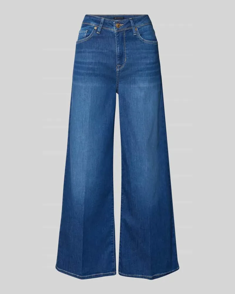 RAFFAELLO ROSSI  Wide Leg Jeans in 7/8-Länge Modell 'SVENTY Dunkelblau