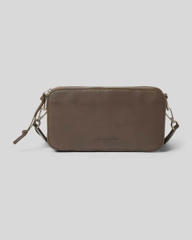 Liebeskind Handtasche mit Label-Detail Modell 'CLARICE Dunkelbraun