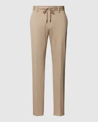 S.Oliver Hose mit elastischem Bund mit Tunnelzug Modell 'JOGGSUIT Beige